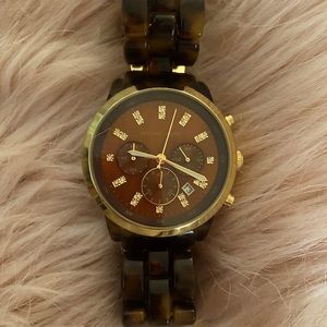 Michael Kors Tortoise watch
